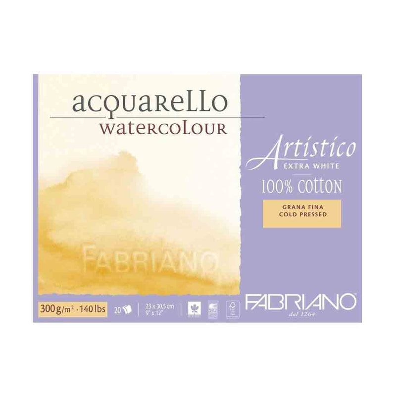 FARIANO Artistico Acquarello 200gr. 28x30,5cm 20 fogli