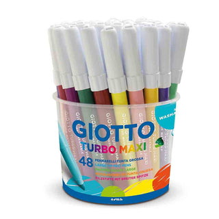 FILA Giotto Barattolo 48 Pennarelli Turbo Maxi Punta Grande